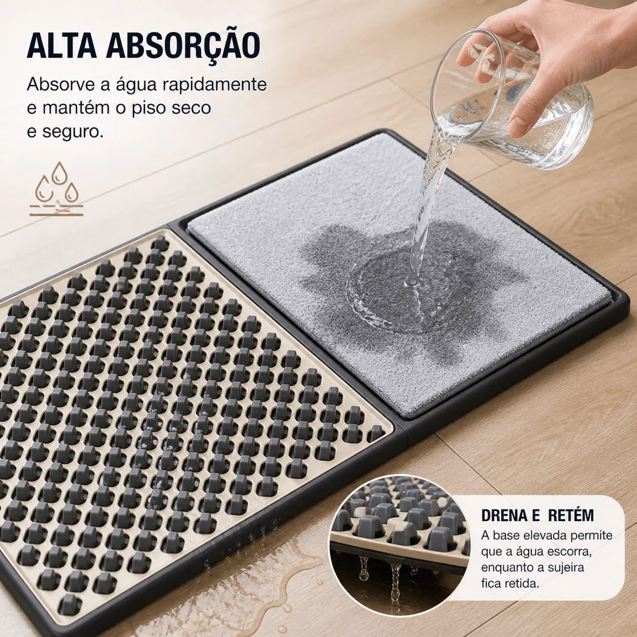 StepClean Pro™ | Tapete Inteligente Limpa Calçados