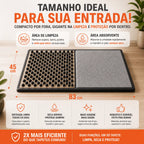 StepClean Pro™ | Tapete Inteligente Limpa Calçados