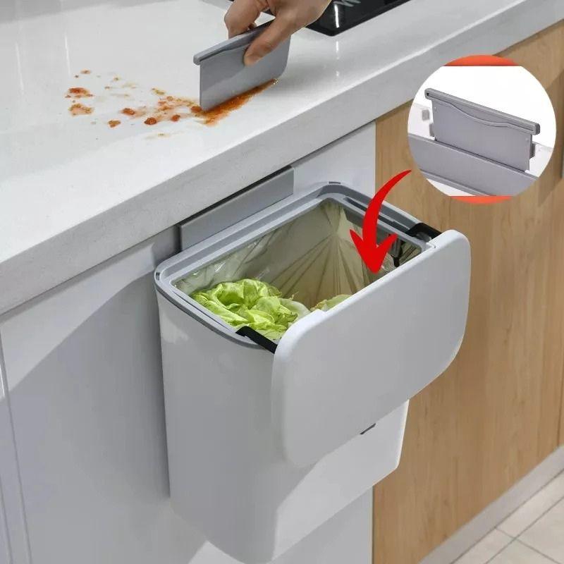 Lixeira Suspensa Bellari Clean© | Vedação Anti-Odor e Design Inteligente
